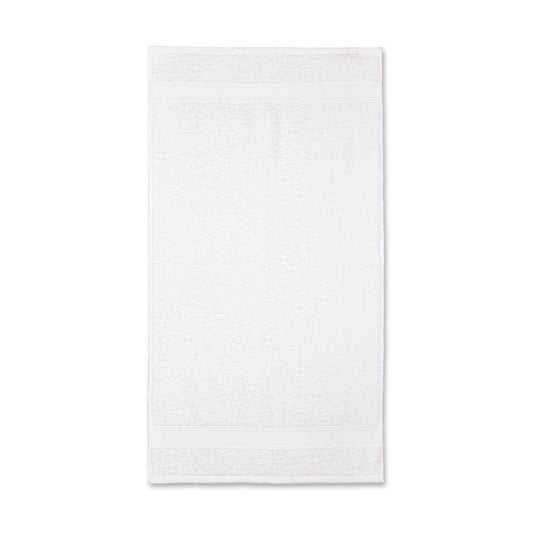 Toalla De Lavabo 100% Algodón Blanco 50x90 Cm._0