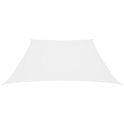 Vidaxl Toldo De Vela Tela Oxford Trapecio Blanco 2/4x3 M_1