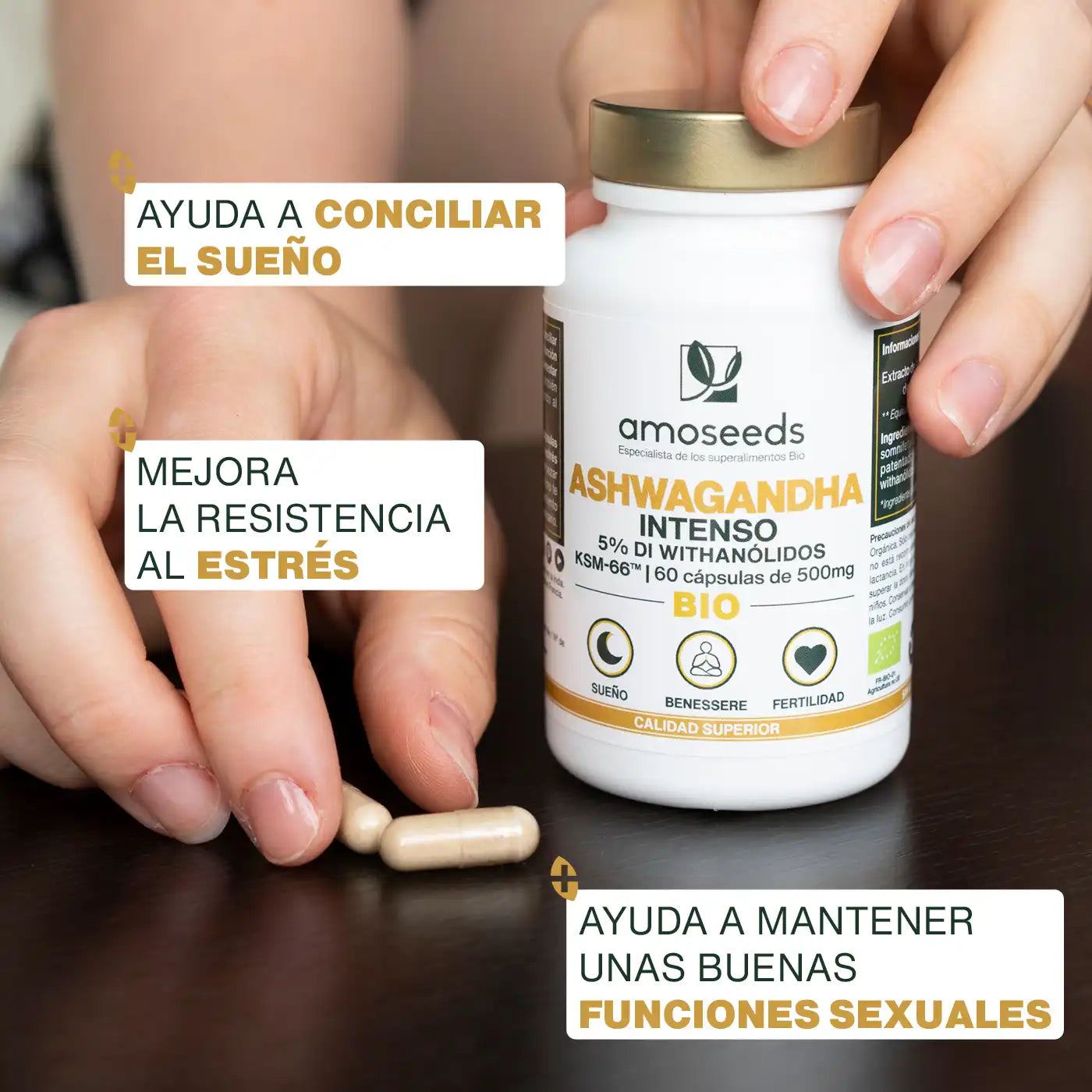 Ashwagandha Bio Ksm-66™, 5% Withanólidos | 60 Cápsulas_2