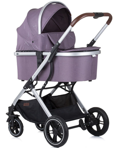 Carrito De Bebé Zara Trío Hasta 22 Kg Capazo Duro Lilac_1