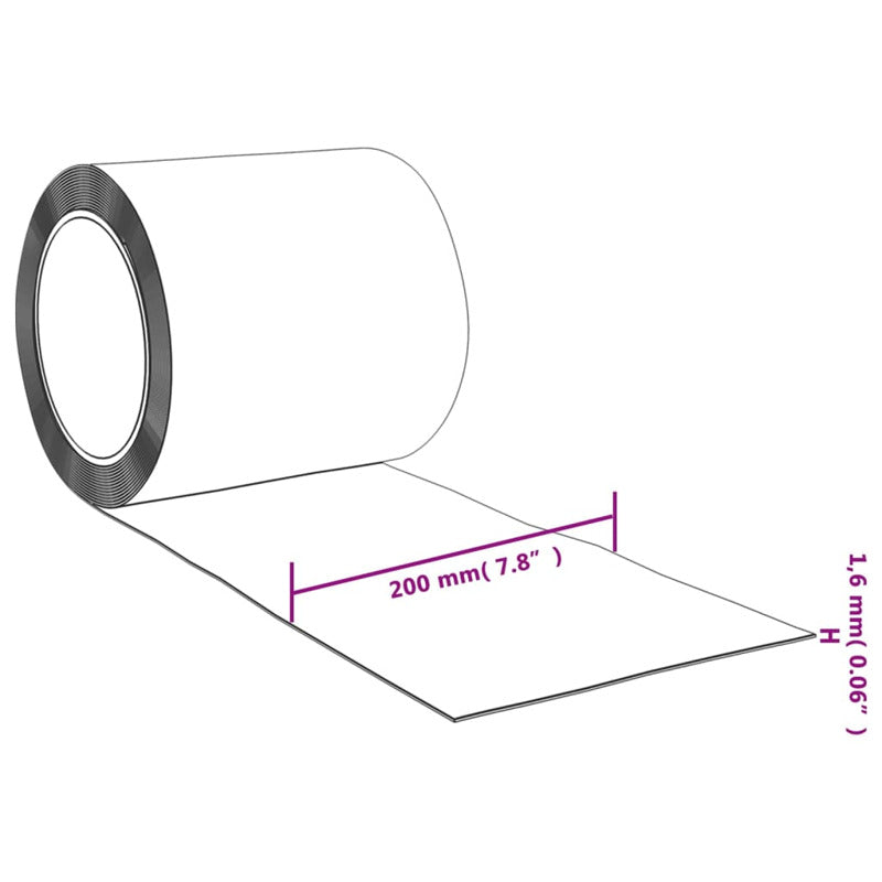 Vidaxl Tira De Cortina Para Puertas Pvc Transparente 200x1,6 Mm 50 M_5