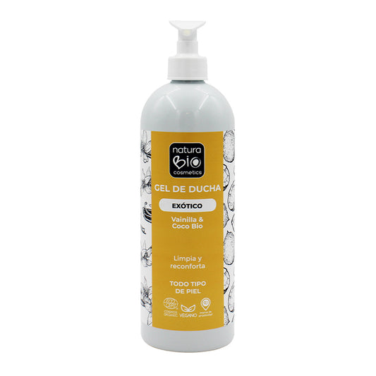 Gel ducha Vainilla y Coco relajante aromático NaturaBio 740ml