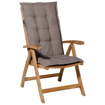 Madison Cojín De Silla Con Respaldo Panama 123x50cm Gris Taupé_1