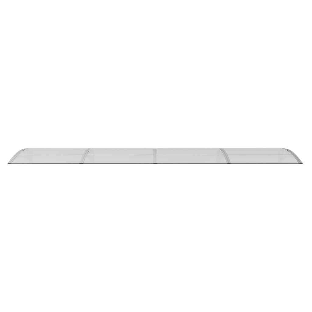 Marquesina Puerta Policarbonato Gris Y Transparente 400x75 Cm_3