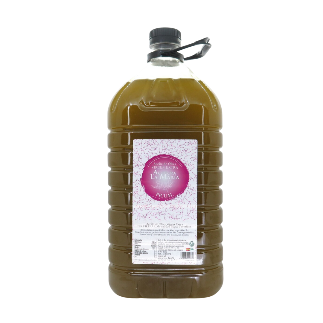 Aceite De Oliva Virgen Extra Picual Cosecha 2025/2026 5l Pet_0