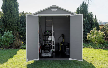 Caseta De Exterior Manor 6x8 De Keter. 185,8x236,8x227 Cm - Gris_5