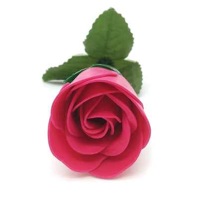 Rosa Con Pétalos De Jabón Aromático Para Baño Relajante (fucsia) - Regalo Original Para Días Especiales - Aroma Atalcado_0