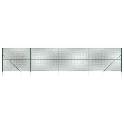 Cerca De Alambre Con Pinchos De Anclaje Verde 1,4x10 M / Vetonek_3
