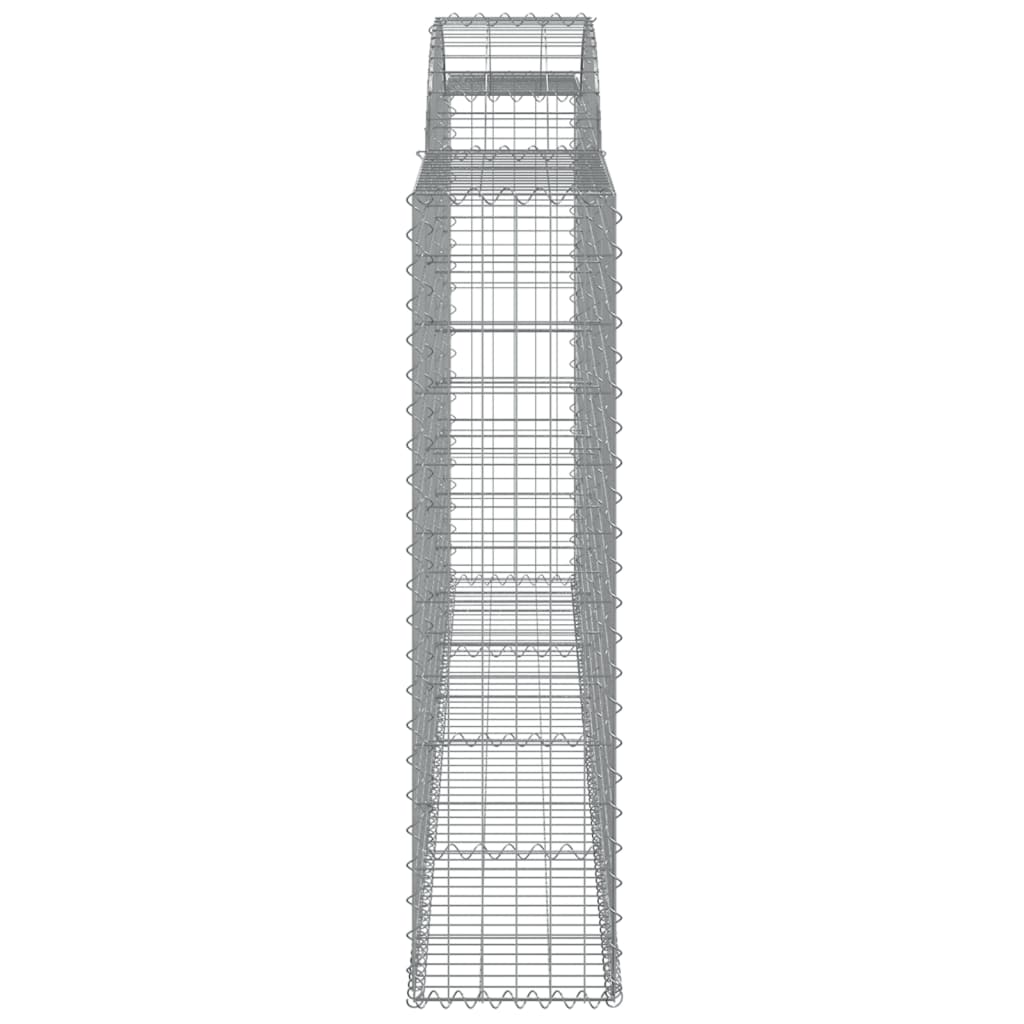 Cestas Gaviones 5 Uds Forma De Arco Hierro 300x30x120/140 Cm_4