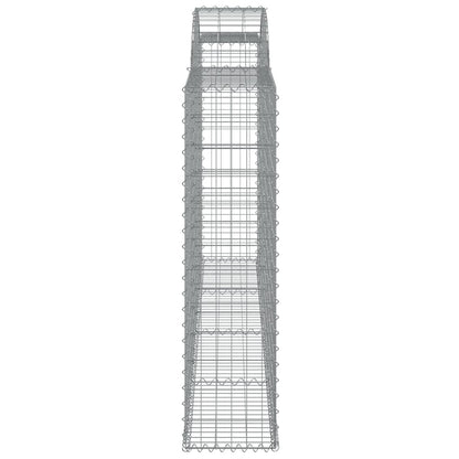 Cestas Gaviones 5 Uds Forma De Arco Hierro 300x30x120/140 Cm_4