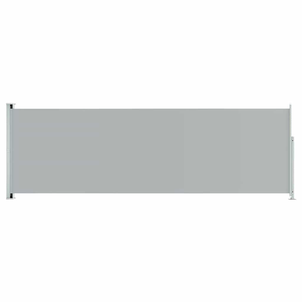 Vidaxl Toldo Lateral Retráctil De Jardín Gris 200x600 Cm_0