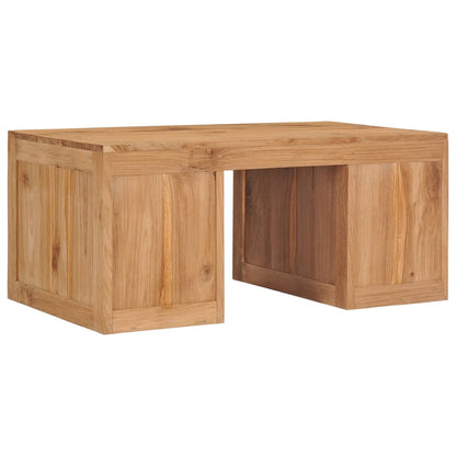 Mesa De Centro De Madera Maciza De Teca 90x50x40 Cm_3