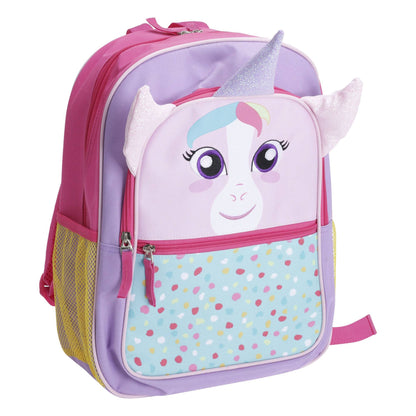 Well Home Mochila Infantil Diseño Unicornio Rosa 27x12x36cm_0