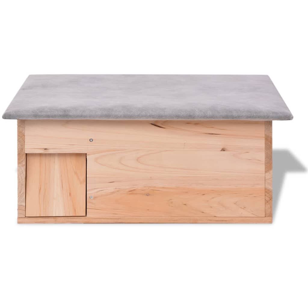 Vidaxl Casa Para Erizos De Madera 45x33x22 Cm_1
