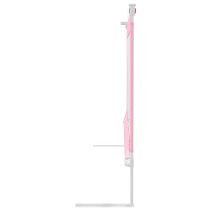 Vidaxl Barandilla De Seguridad Cama De Niño Tela Rosa 90x25 Cm_3
