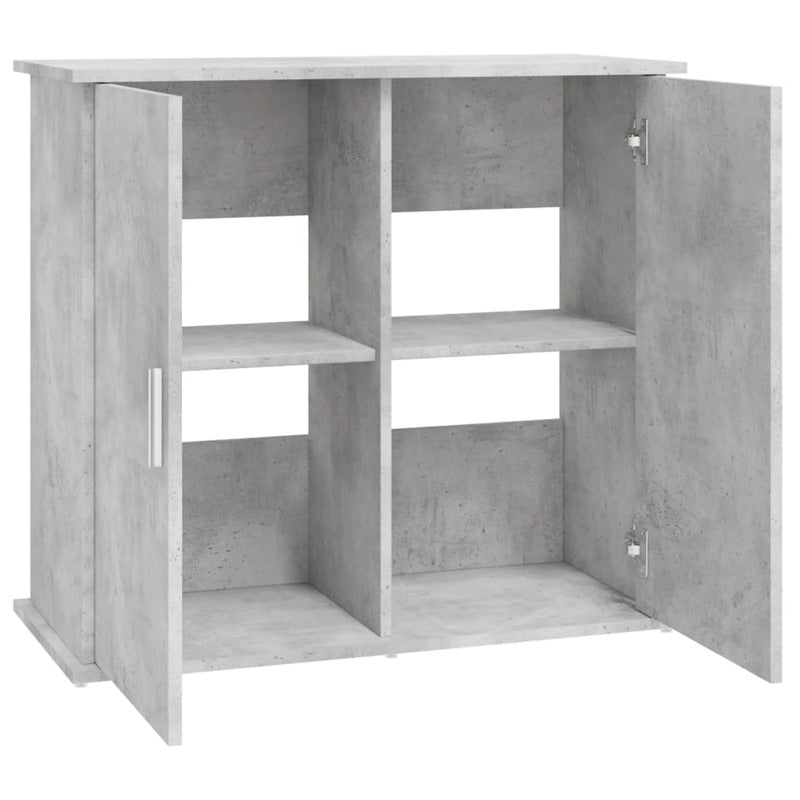 Vidaxl Soporte Para Acuario De Hormigón Gris 81x36x73 Cm De Madera Sintética_5
