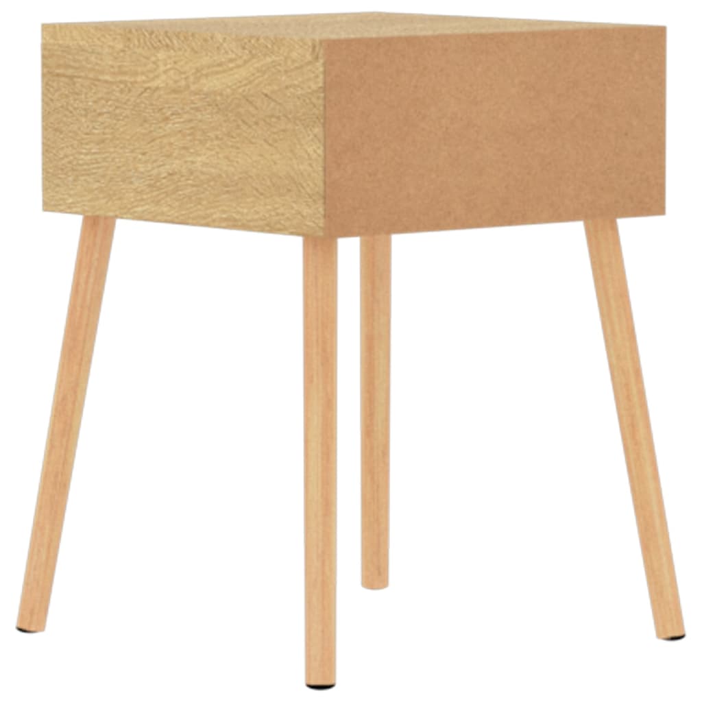 Mesita De Noche Madera De Ingeniería Roble Sonoma 40x40x56 Cm_3