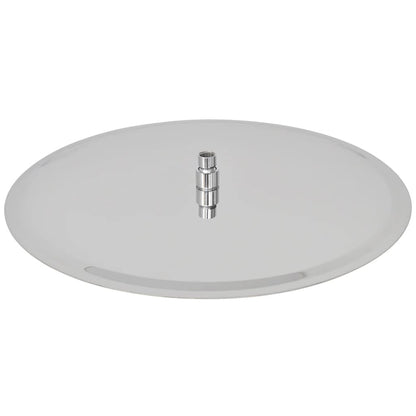 Cabezal De Ducha Redondo Efecto Lluvia Acero Inoxidable 20 Cm / Vetonek_1
