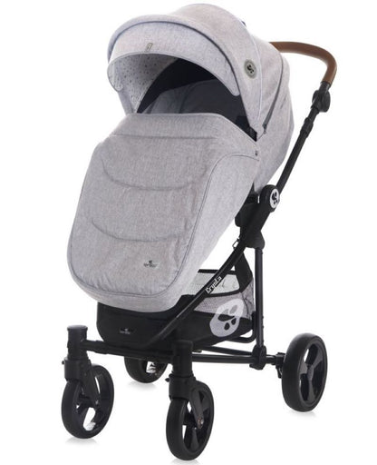Carrito De Bebé Trio Con Capazo Duro Crysta Hasta 22 Kg Opaline Grey_3