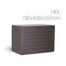 Baul de jardín Wood 190 L Plastiken