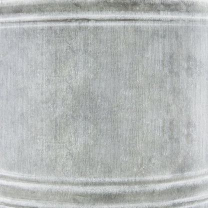 Set De 2 Maceteros De Zinc Max D22,5 Cm