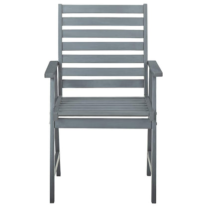 Vidaxl Sillas De Comedor Jardín 2 Uds Madera Maciza Acacia Con Cojines_3