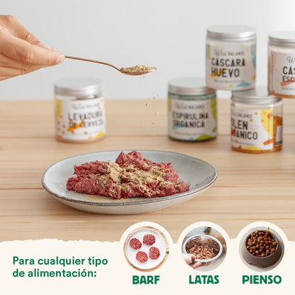 Cáscara de Huevo Orgánica Suplemento para mascotas Wild Balance 140 g