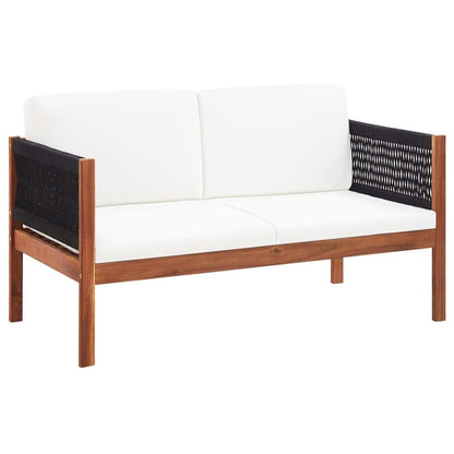 Vidaxl Juego De Muebles De Jardín 4 Piezas Madera Maciza De Acacia_1