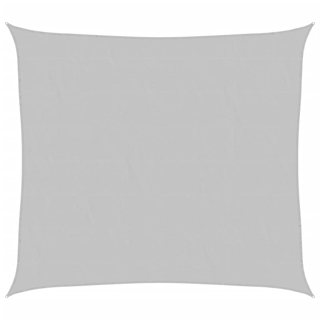 Vidaxl Toldo De Vela Poliéster Oxford 100% Gris Claro 3x2,5 M_0