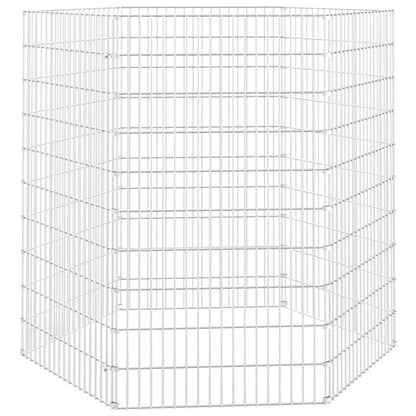 Vidaxl Recinto Animales Corral 6 Paneles Hierro Galvanizado 54x100 Cm_0