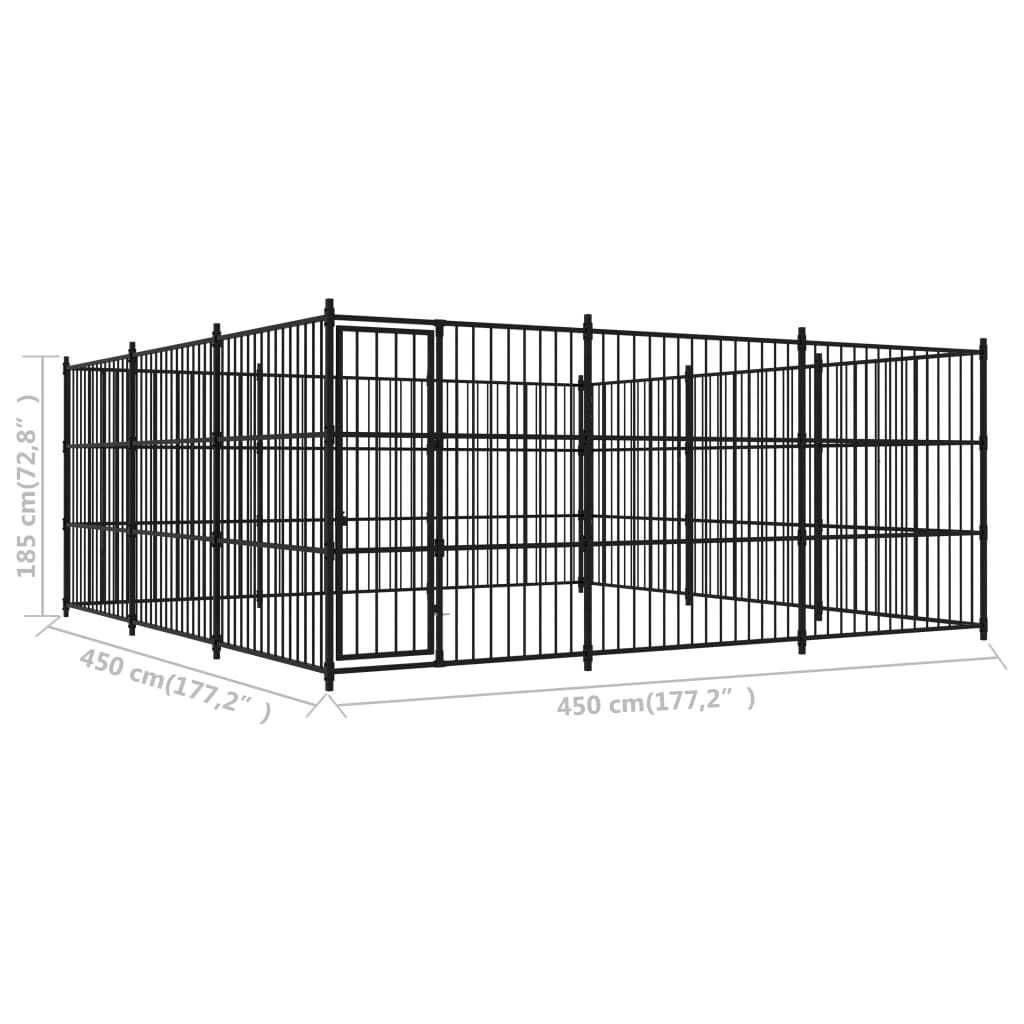 Perrera De Exterior 450x450x185 Cm_4