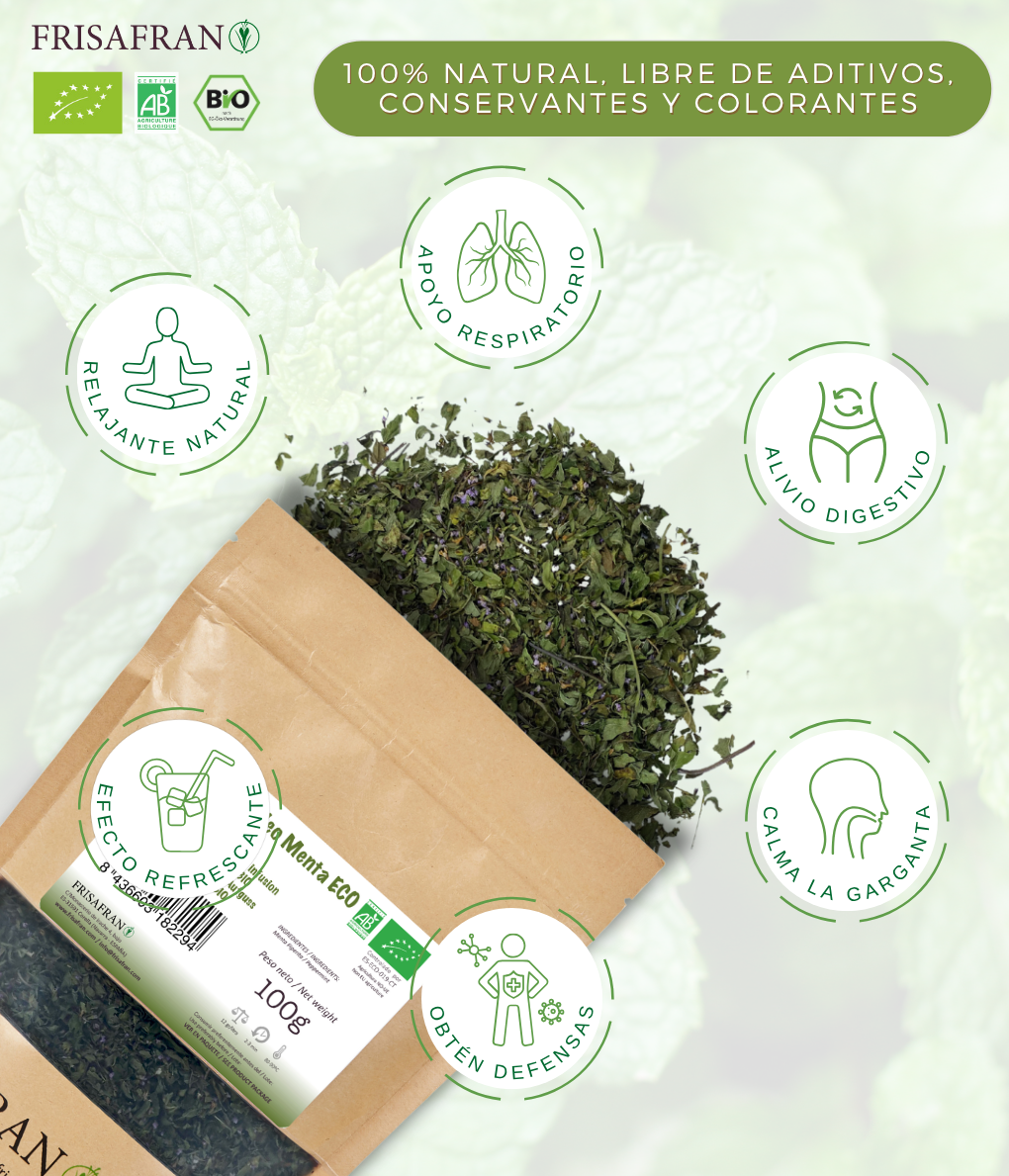 Infusión De Poleo Menta A Granel Ecológica | Frisafran 100 G_1