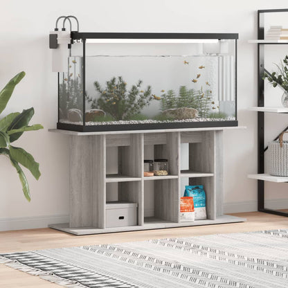 Vidaxl Soporte Para Acuario Madera Ingeniería Gris Sonoma 120x40x60 Cm_1