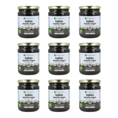 Pack 9x Tahín Sésamo Negro ECO Planeta Huerto 350 g