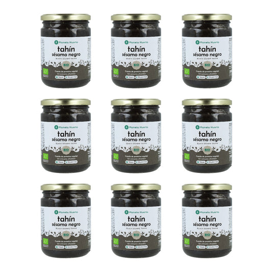 Pack 9x Tahín Sésamo Negro ECO Planeta Huerto 350 g