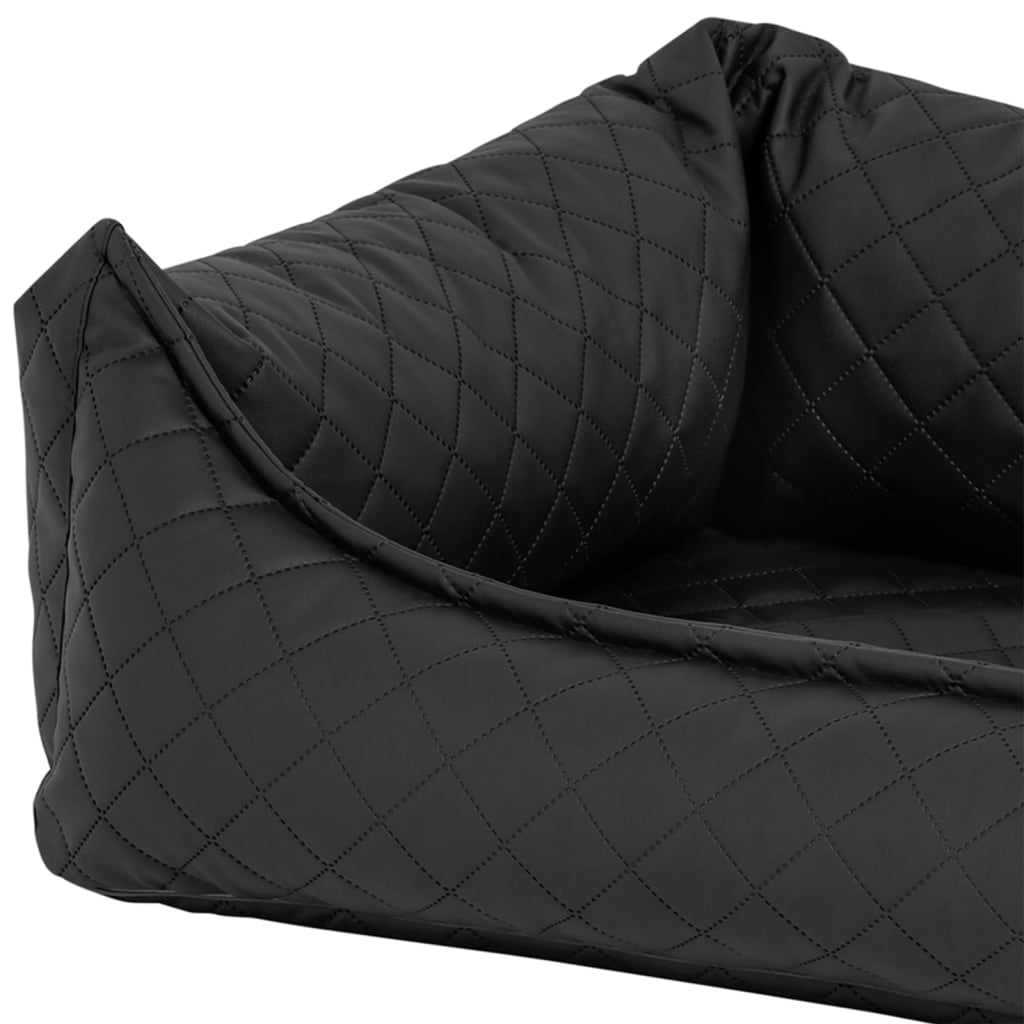 Madison Cama Para Perros Skai Check Gris 100x80x25 Cm / Vetonek_1