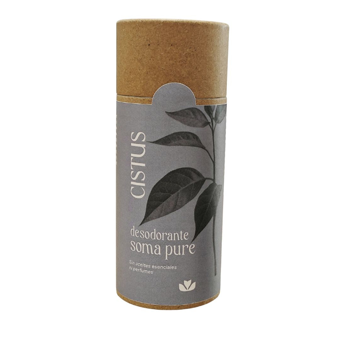 Desodorante sólido natural sin perfume para piel sensible | SOMA PURE 80 ml_0
