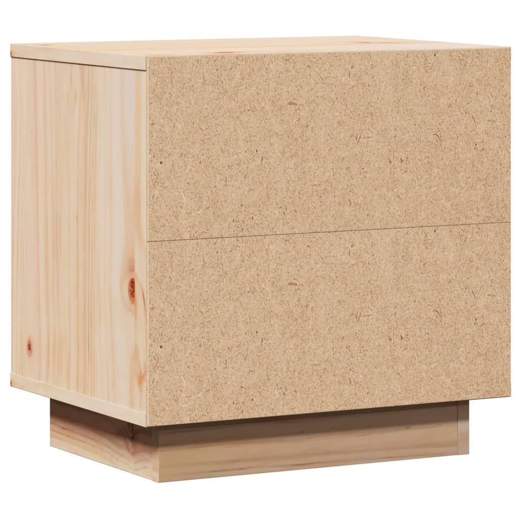 Mesitas De Noche 2 Uds Madera Maciza De Pino 40x30x40 Cm_4