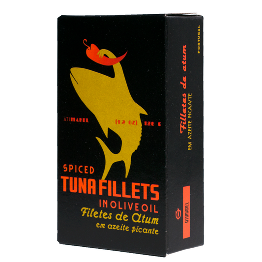 Filetes de atún en aceite de oliva picante Ati Manel 120 g