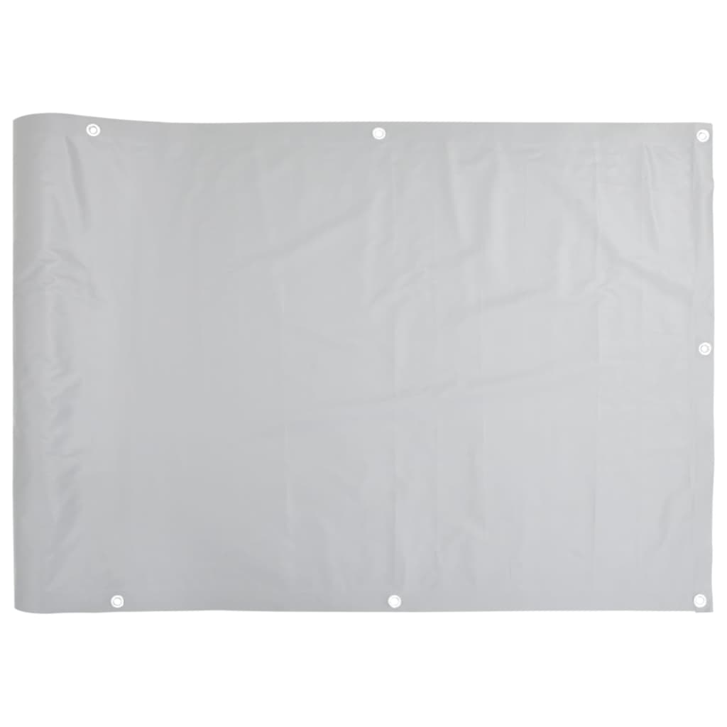 Pantalla De Privacidad De Balcón Pvc Gris 1000x120 Cm / Vetonek_1
