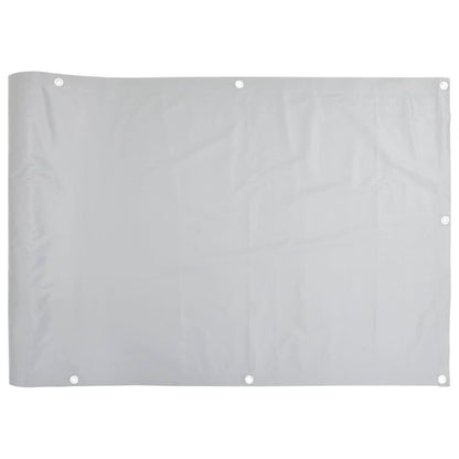 Pantalla De Privacidad De Balcón Pvc Gris 1000x120 Cm / Vetonek_1