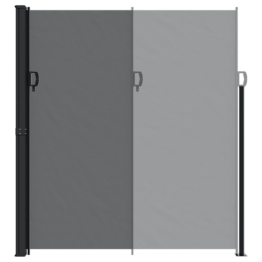 Vidaxl Toldo Lateral Retráctil Negro 220x500 Cm_4