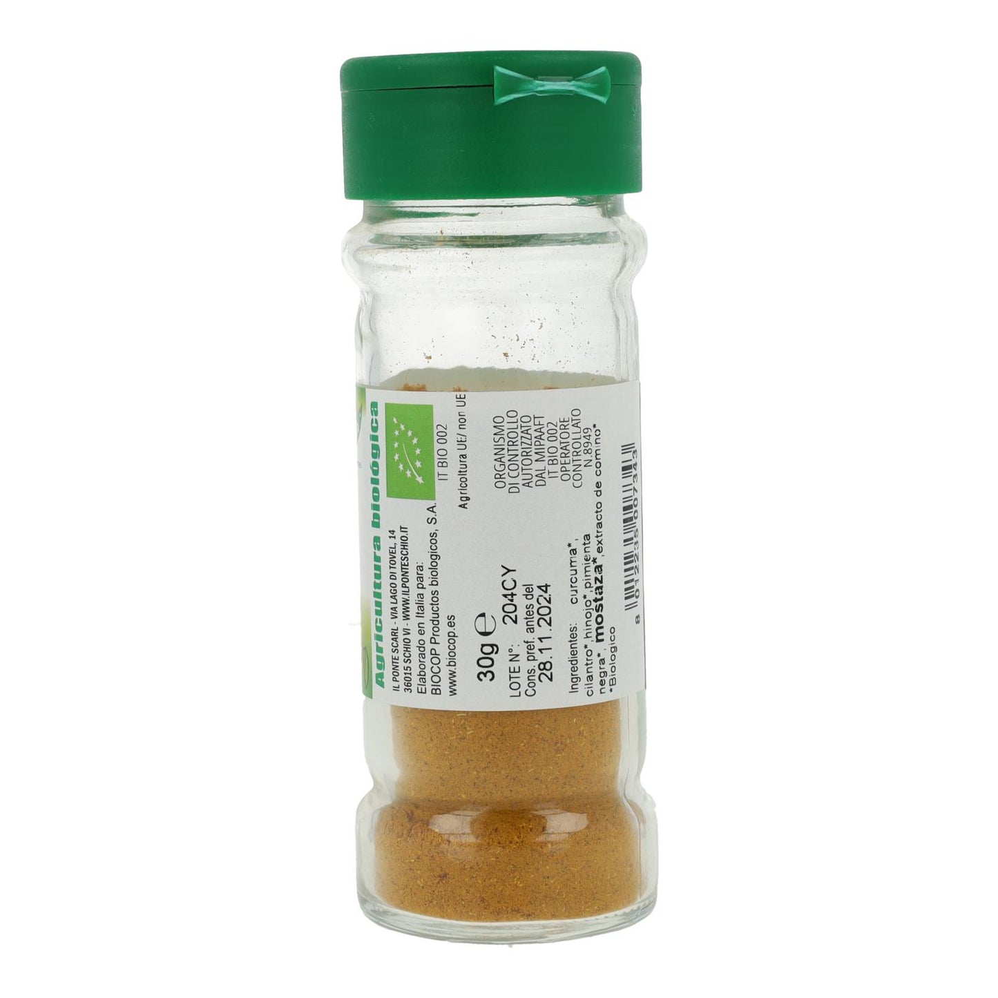 Condimento de Curry en Polvo 30 gr Biocop