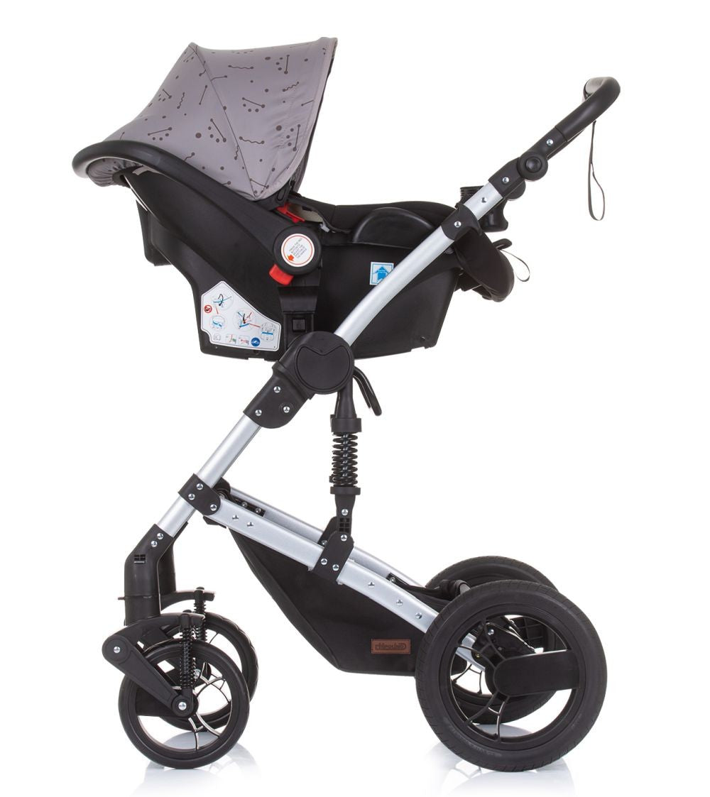 Carrito De Bebé Camea Trío Convertible Con Bolso Graphite_4