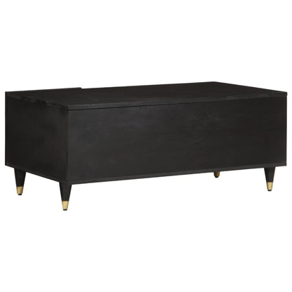 Mesa De Centro De Madera Maciza Mango 100x54x40 Cm_3