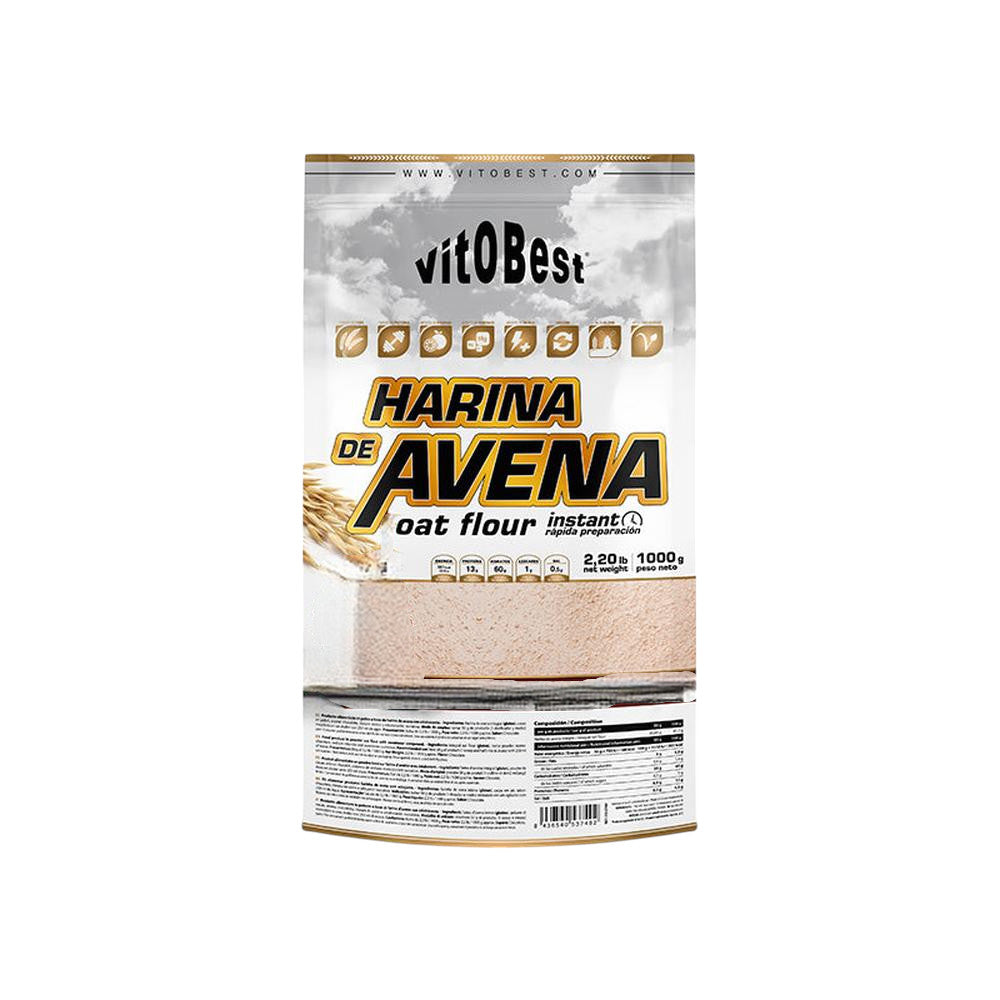 Harina De Avena 1 Kg Sabores Vitobest Vainilla