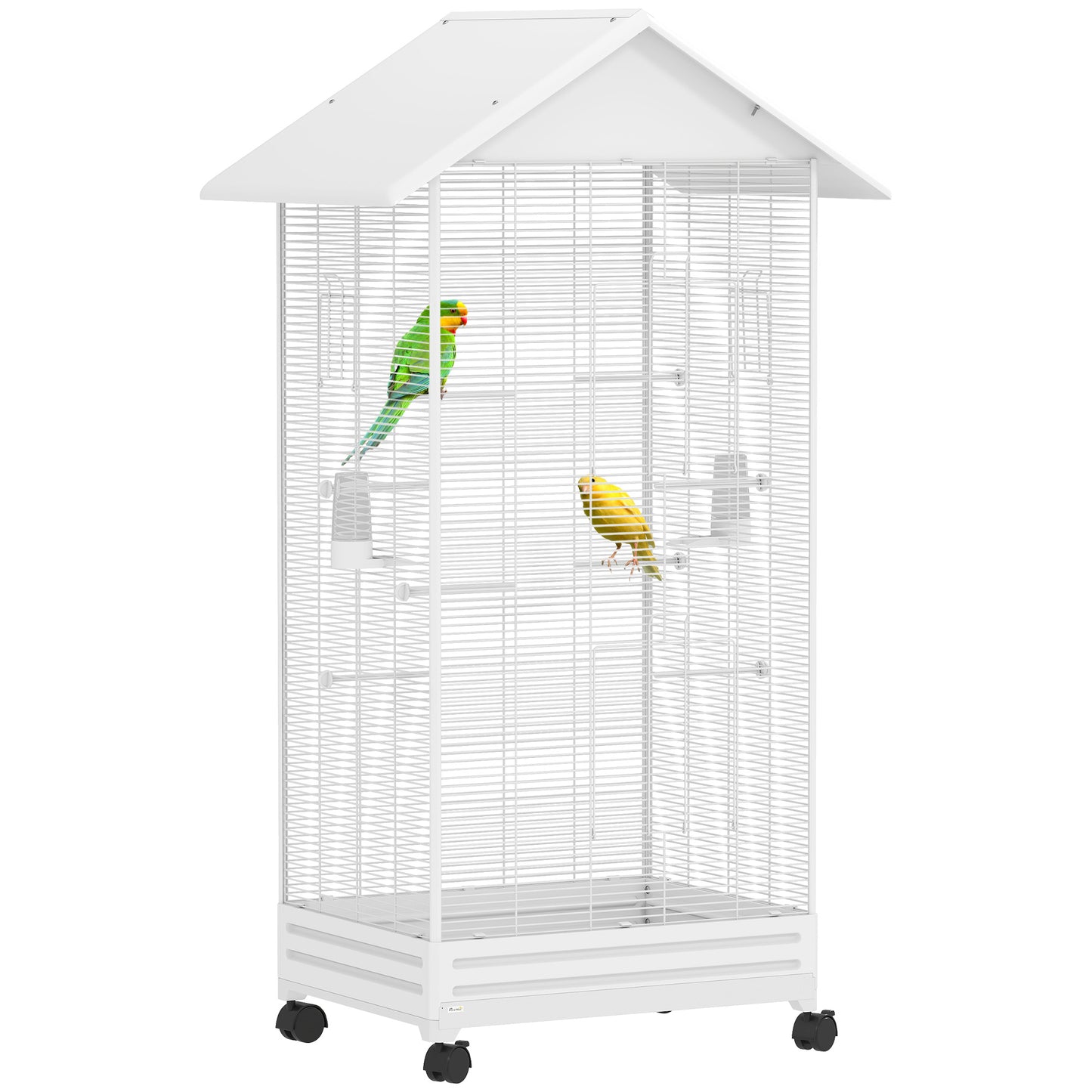 Pawhut Jaula Para Pájaros Con Ruedas_0