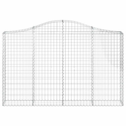 Cestas De Gaviones 2 Uds Forma De Arco Hierro 200x30x120/140cm_3