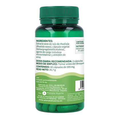 Rhodiola Planeta Huerto 60 cápsulas