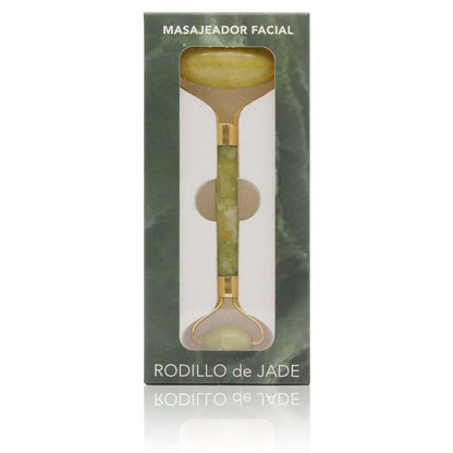 Rodillo Facial de Jade Natural Labnatur | Doble Cabezal | Masaje, Frescor, Luminosidad y Efecto Lifting_0